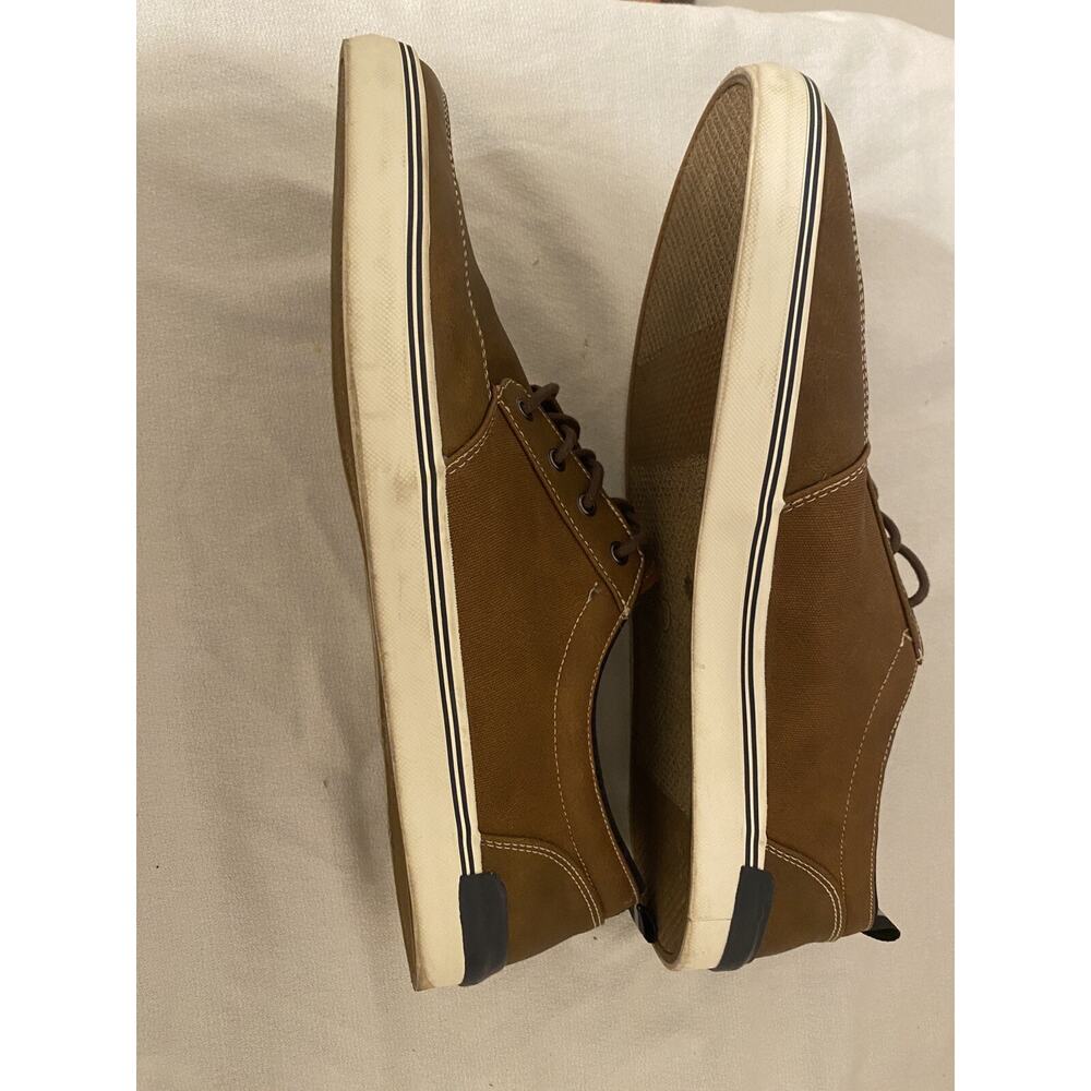 Goodfellow Co. Casual Shoes Size 13 Brown Canvas Synthetic Lace Up Comfortable - Picture 4 of 9